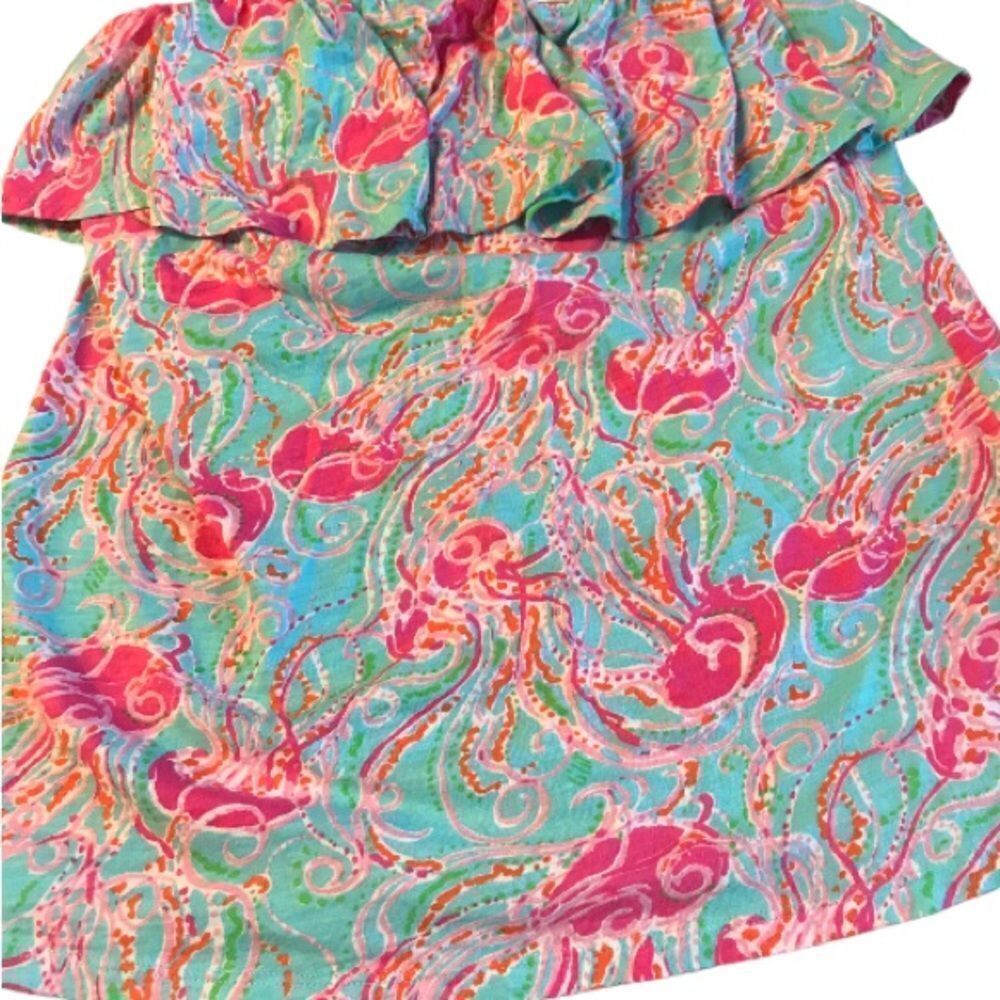 Lilly Pulitzer Bandeau top with ruffle size XS excellent condition